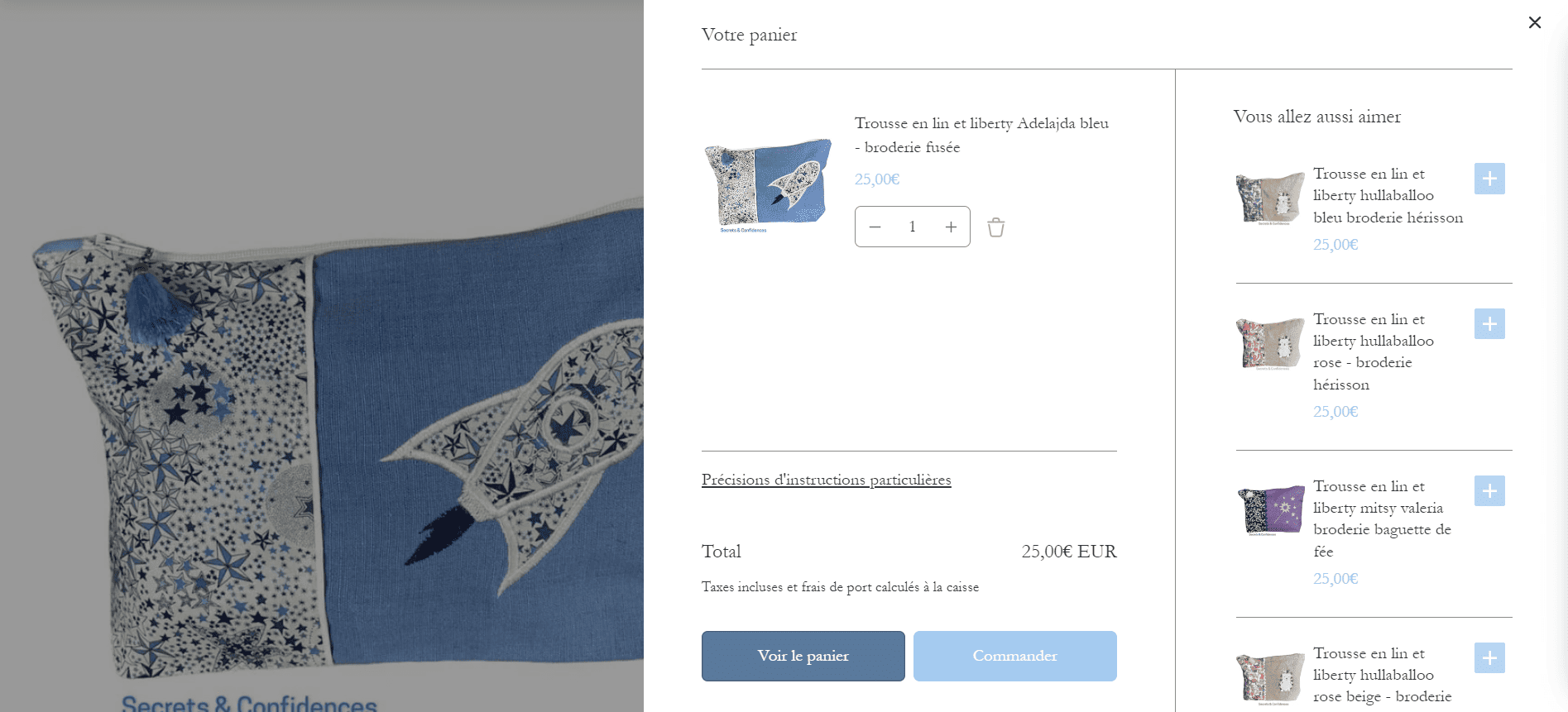Panier de Secrets & Confidences