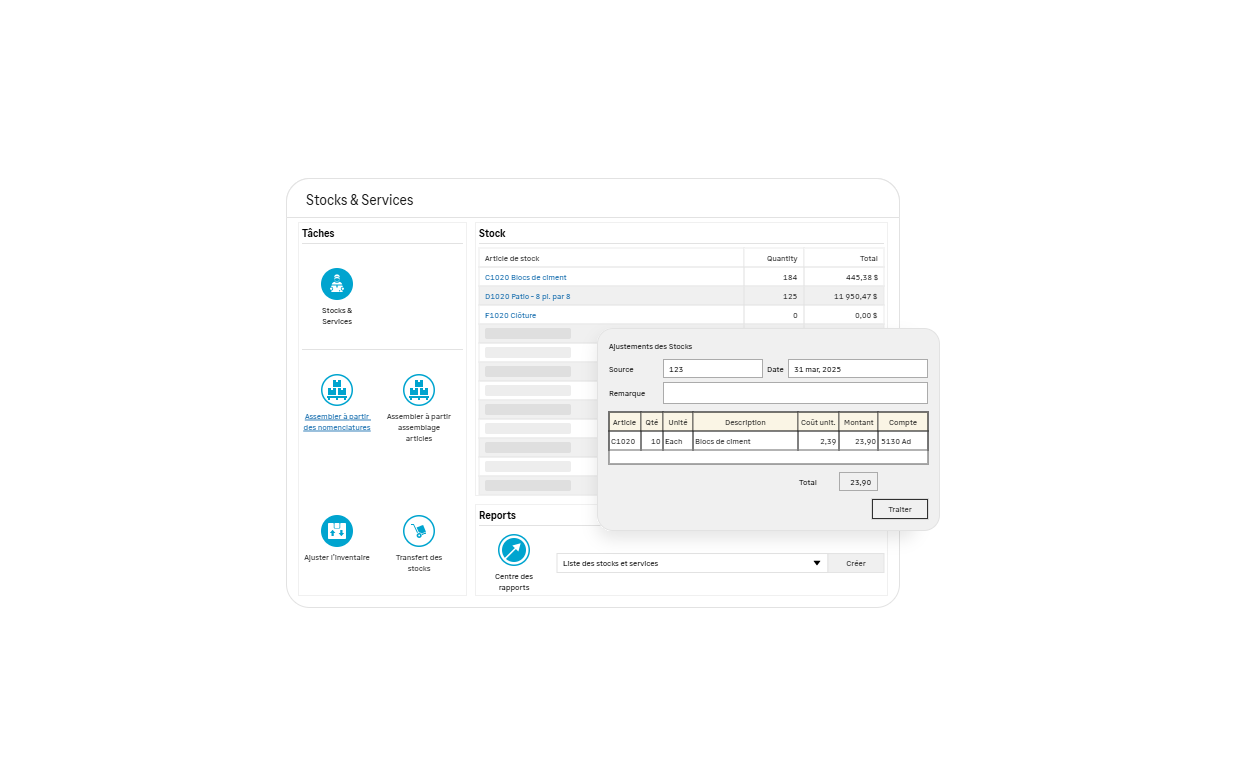 Visuel de l'outil Sage, illustré un connecteur Sage vers Shopify