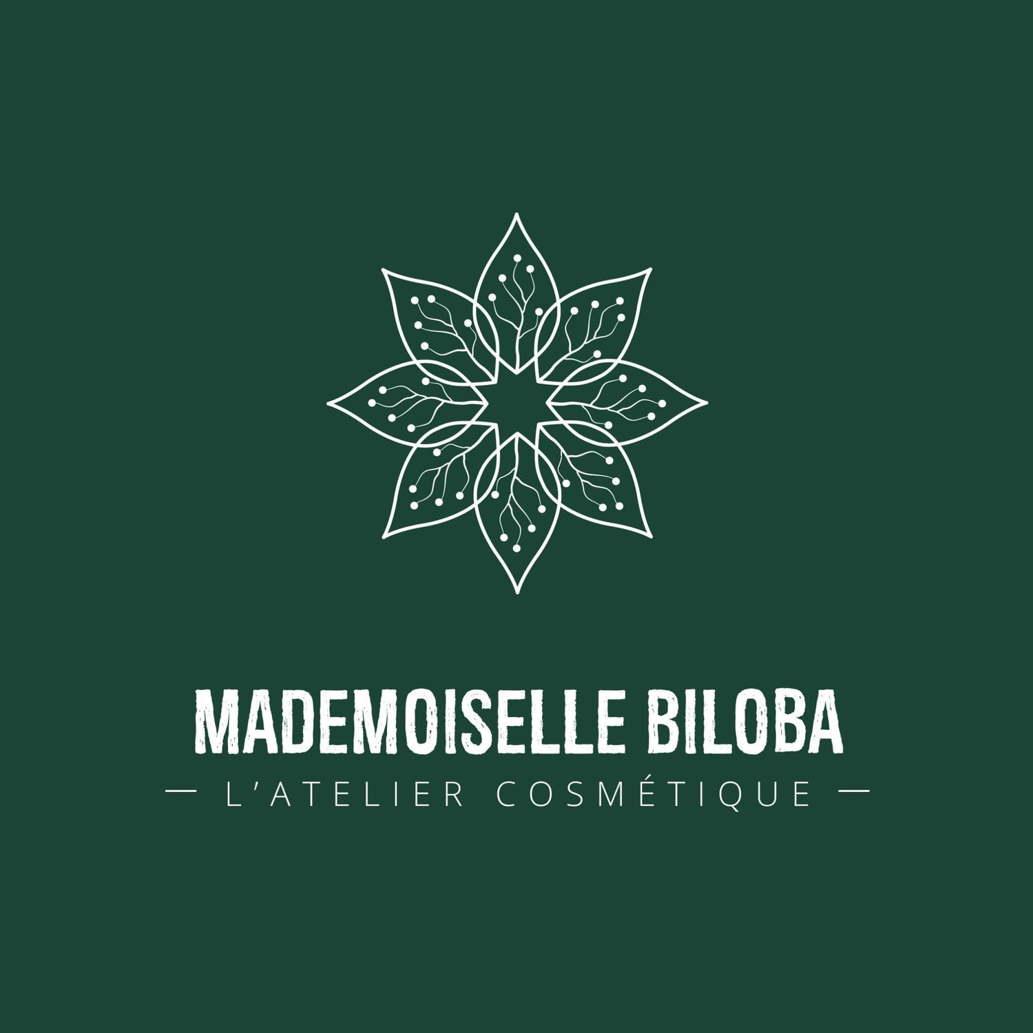Logo Mademoiselle Biloba en vert
