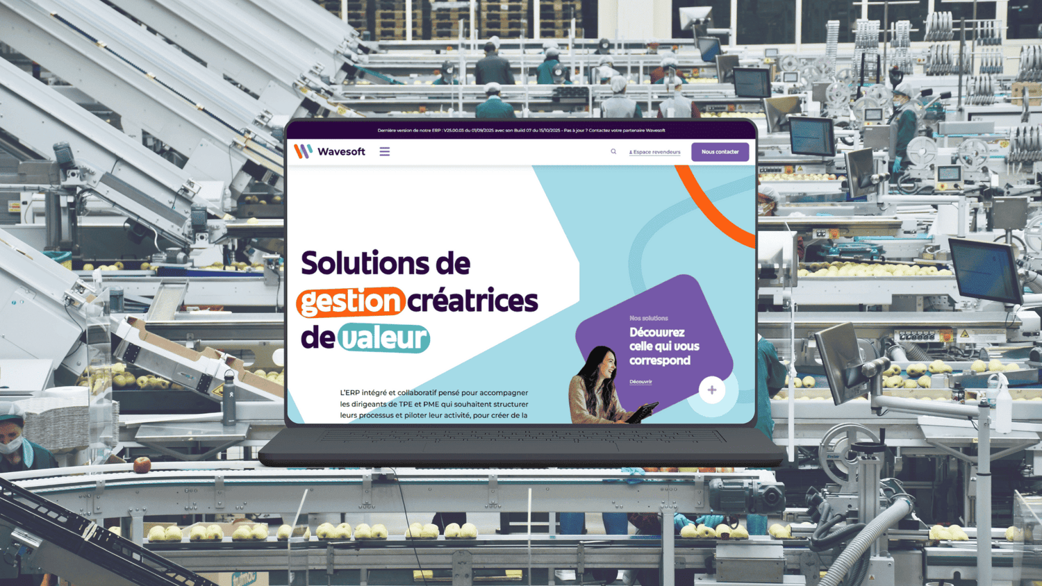 Homepage du partenaires Wavesoft