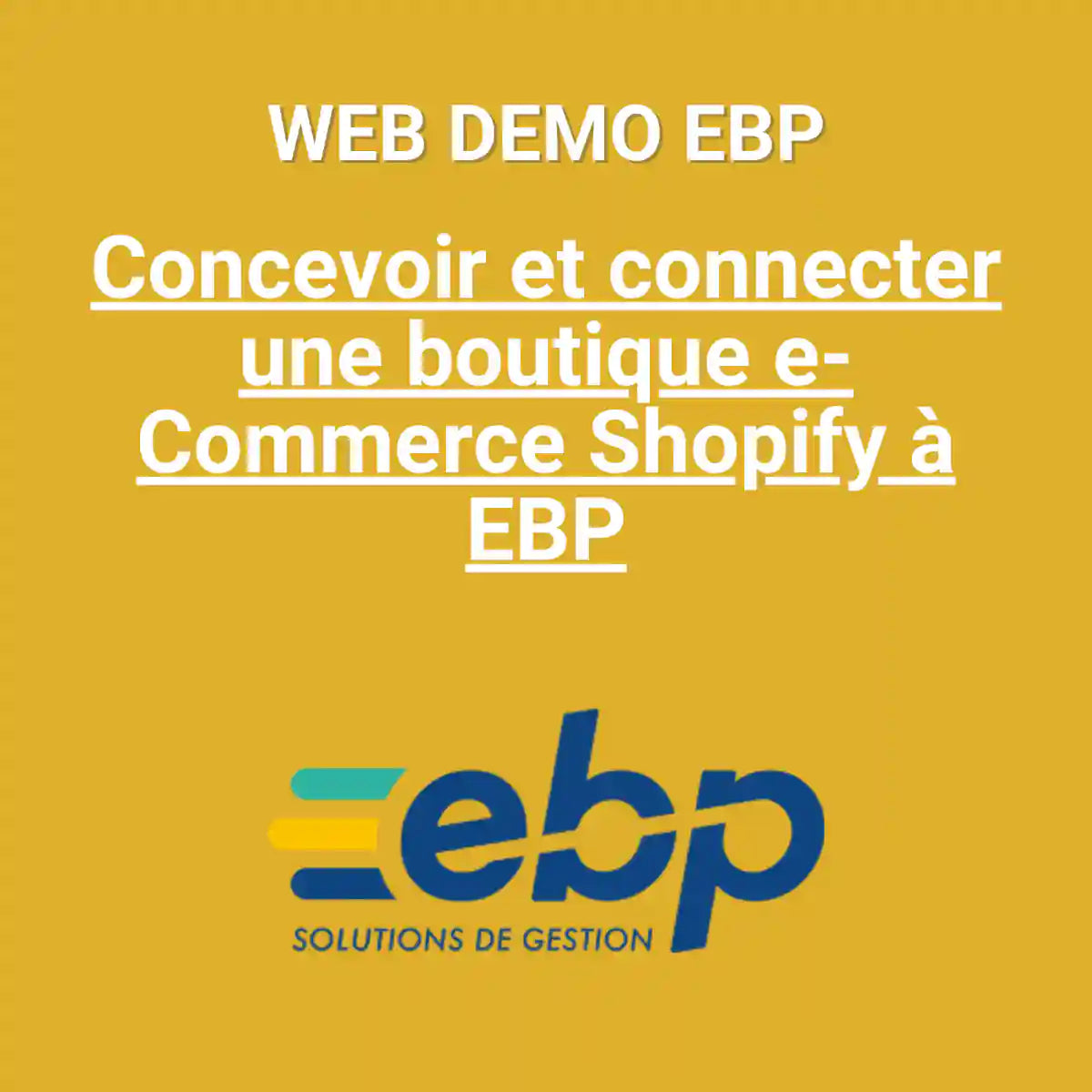 Pourquoi et Comment développer son site e-commerce ou son portail de commande B2B/B2C Shopify connecté à EBP ?