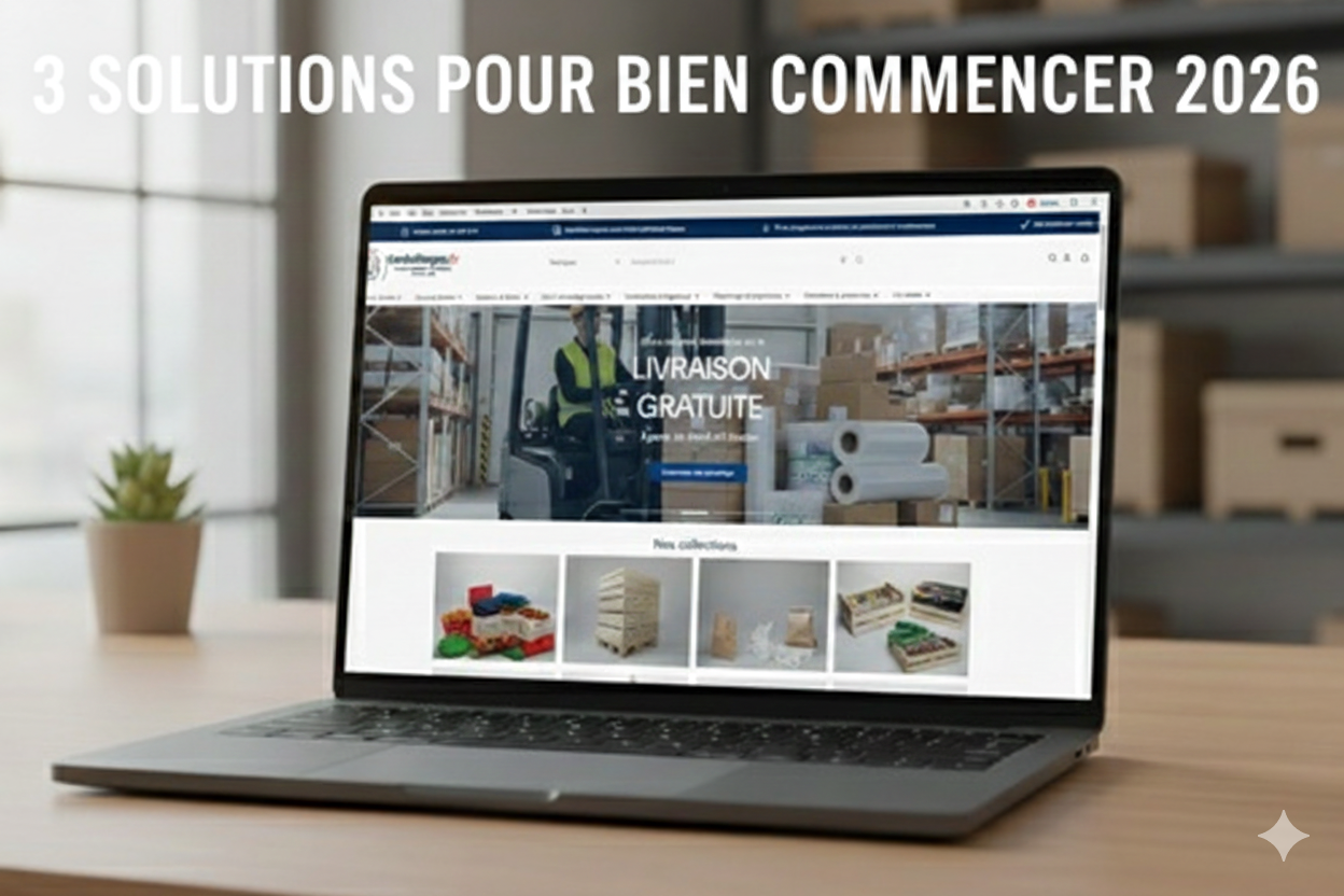 3 solutions pour bien commencer l'année 2026 sur Shopify