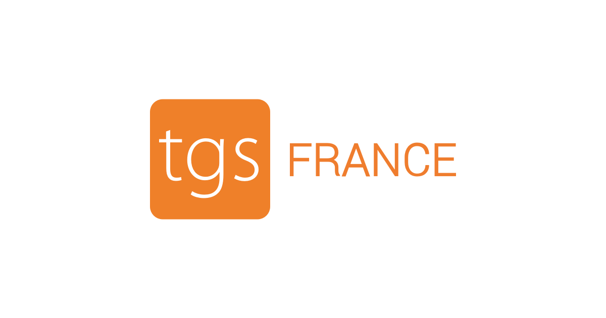 Logo du groupe français TGS France, partenaire d'HUGGII