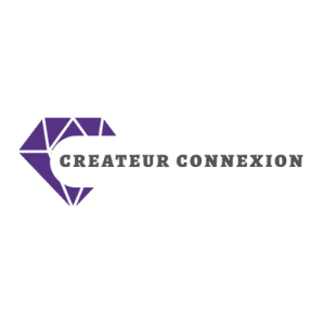 Logo de Créateur Connexion, cas client HUGGII