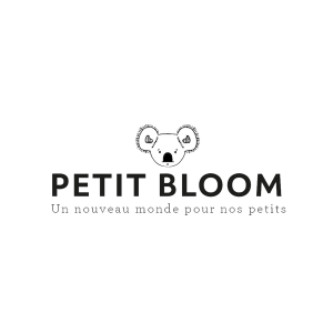 Logo de Petit Bloom, cas client HUGGII