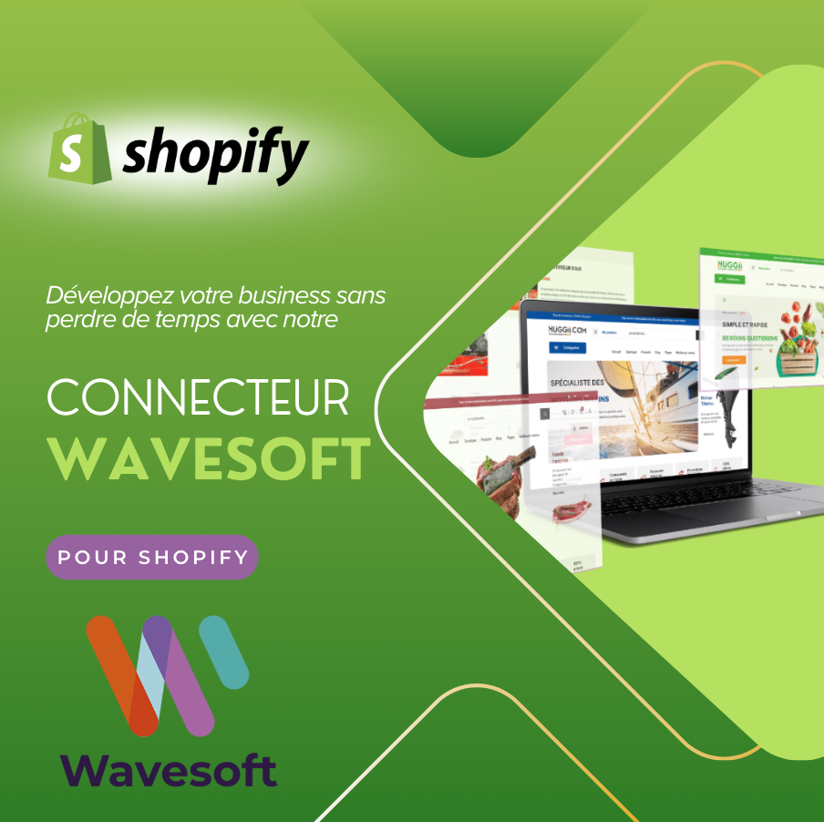 connecteur wavesoft pour shopify