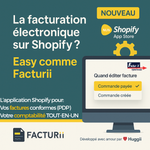L'application de e-facture et comptabilité Shopify, Facturii