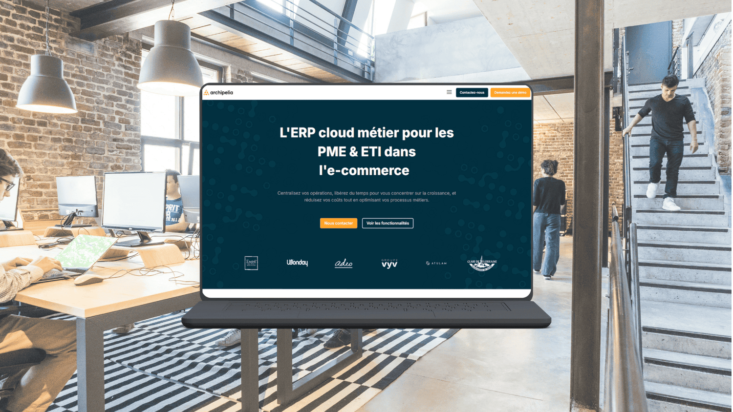 Représentation du logiciel partenaire Archipelia