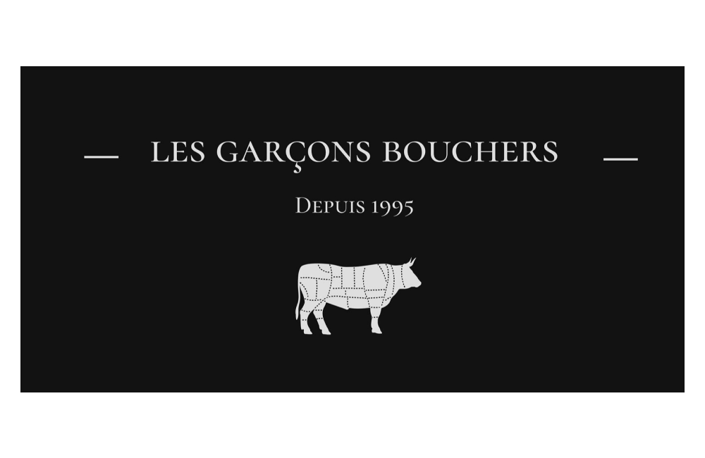 Logo de notre client : Les garçons bouchers, Cas client Huggii