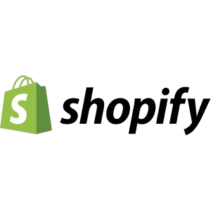 Logo initial de Shopify