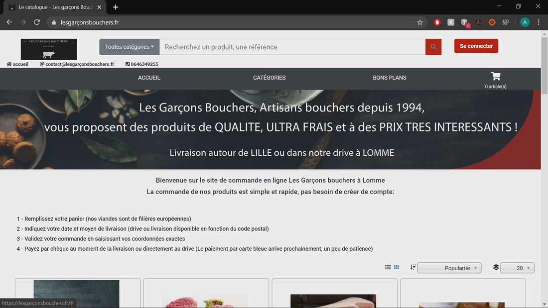 Vidéo de présentation du site Garçons Bouchers