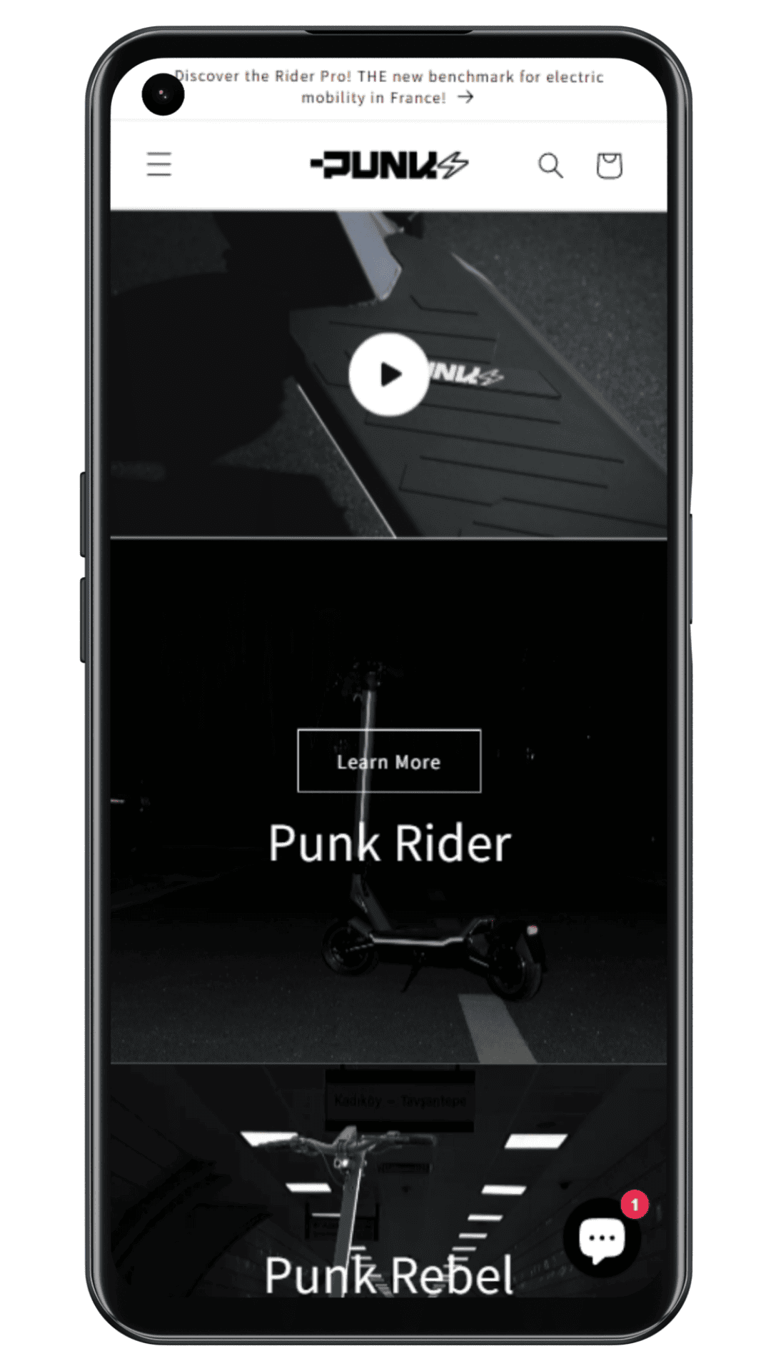 Apercu téléphone de Punk Electric